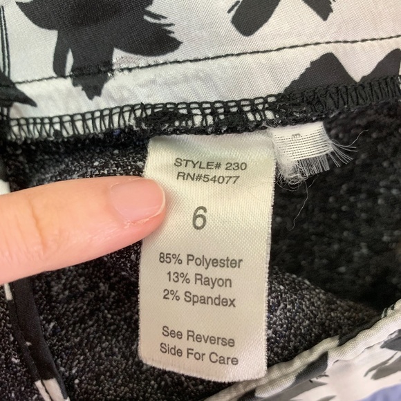 Cabi Trouser Pants Women's Size 6 Wide Leg 230 Twe - Picture 7 of 7